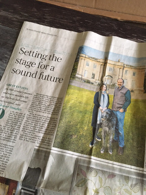 An article on life at Inchyra in the Sunday Telegraph recently